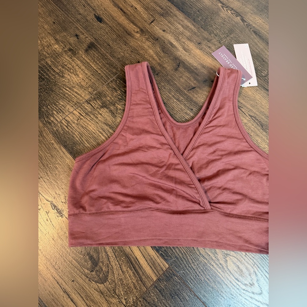 Kindred Bravely Mauve Nursing & Maternity Sleep Bra - Picture 3 of 9